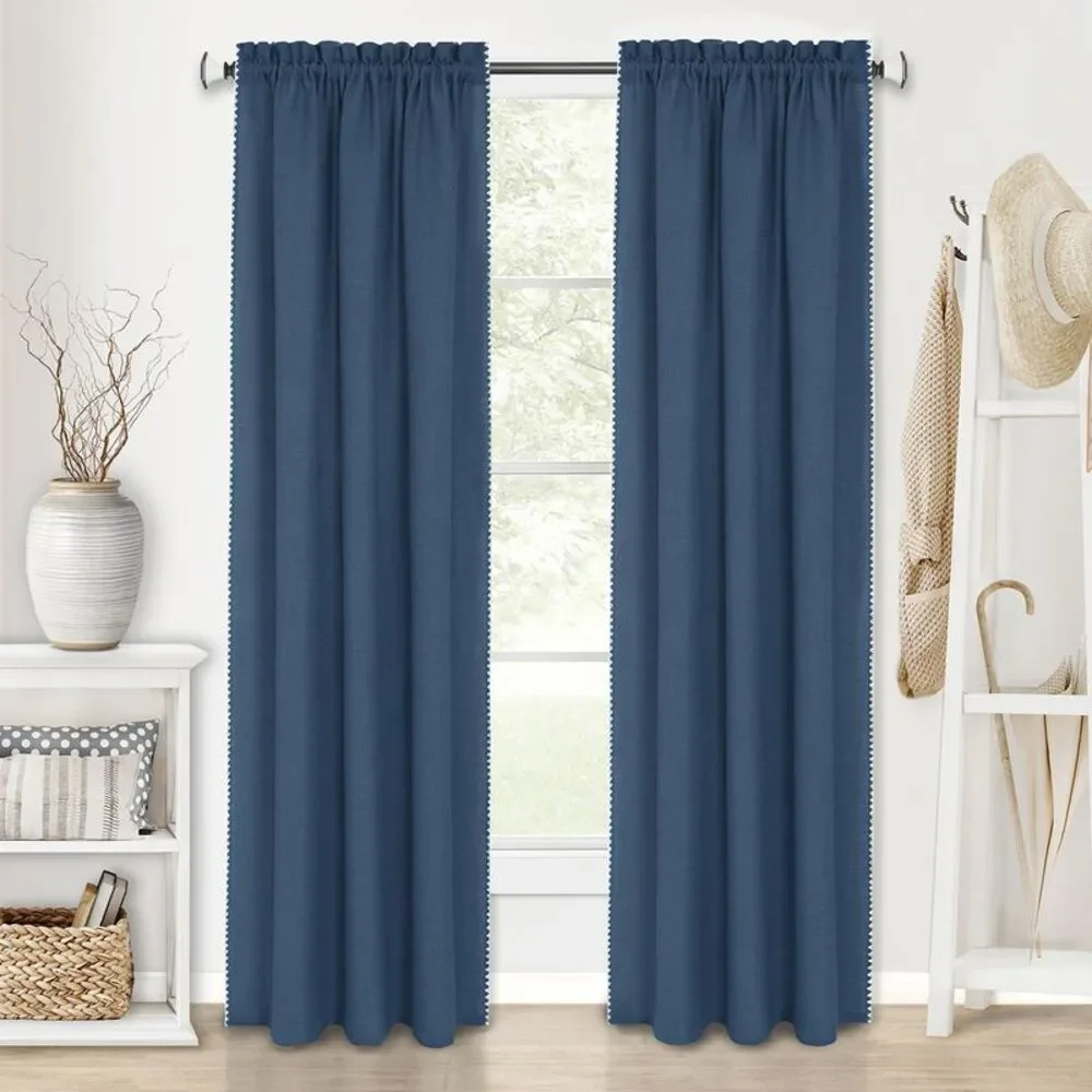 Achim Home Furnishing Kendal Window Curtains for Kitchen and Livingrooms,